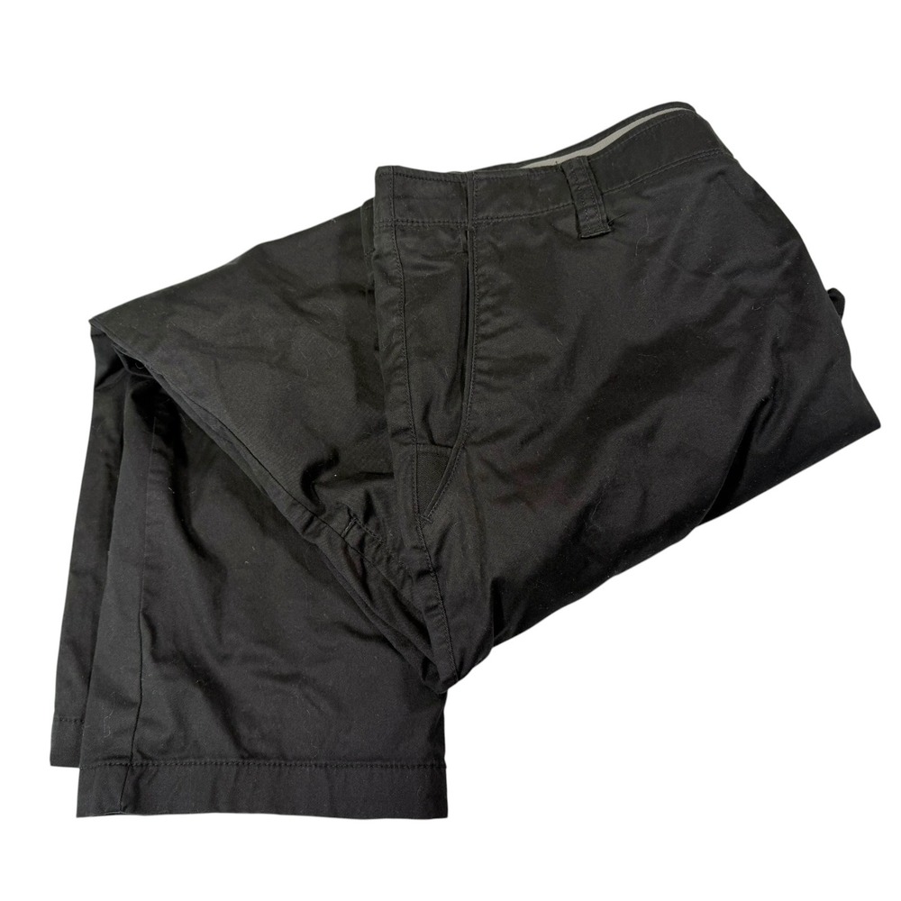 Faded Glory 38x28.5 Black Chino Pants Straight Leg Stretch Workwear Gorpcore
